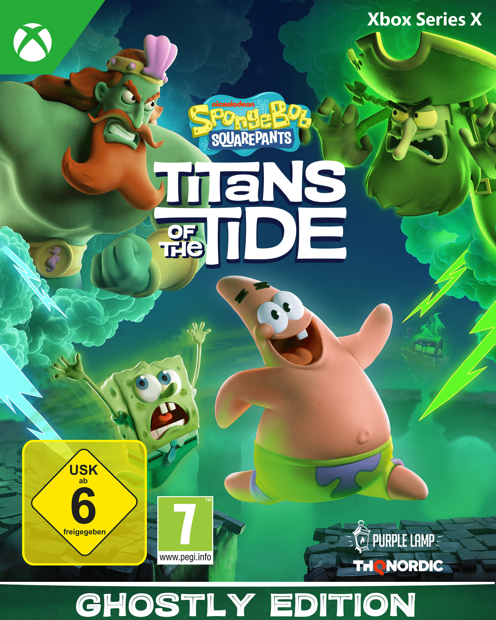 SpongeBob Titans of the Tide Ghostly Edition Xbox Series X - Jeux Vidéo Physique - THQ NORDIC GAMES - Shop Just for Games
