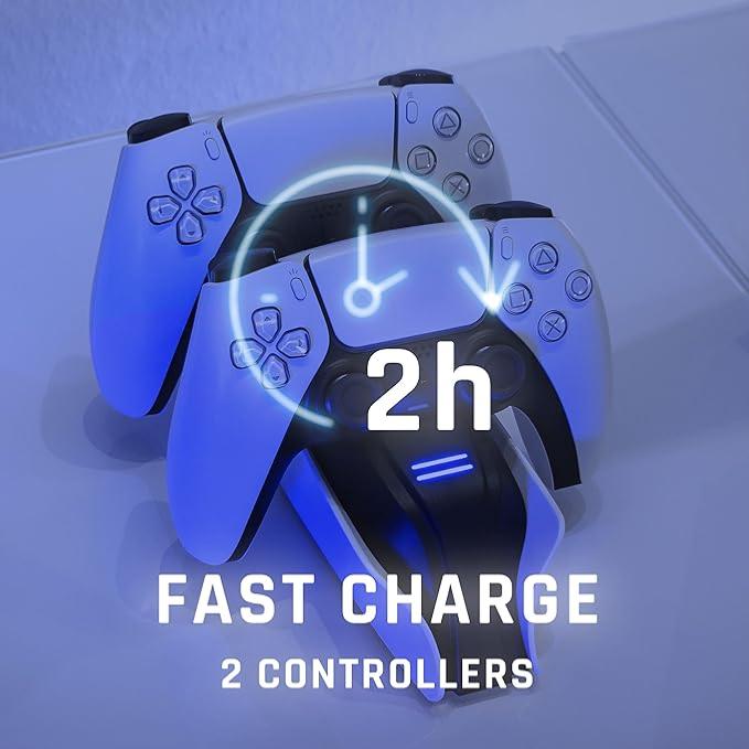 Station de charge PS5 White Edition - Snakebyte - Câbles et Chargeurs - Snakebyte - Shop Just for Games