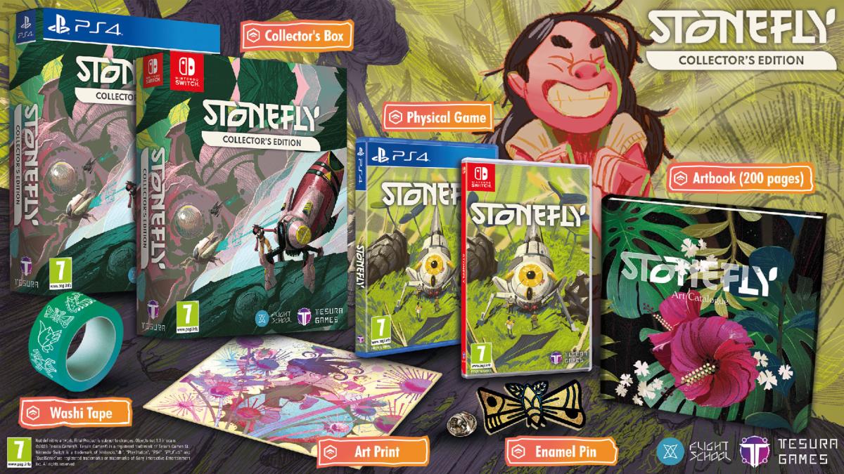Stonefly Collector's Edition PS4 - Jeux Vidéo Physique - TESURA - Shop Just for Games