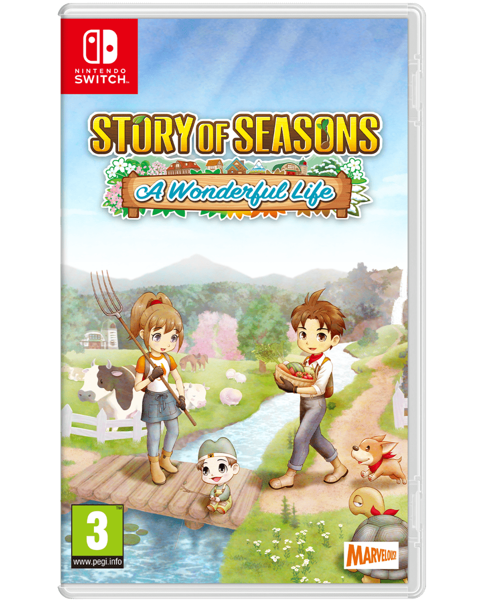 Story of Seasons: A Wonderful Life Nintendo SWITCH - Jeux Vidéo Physique - MARVELOUS - Shop Just for Games