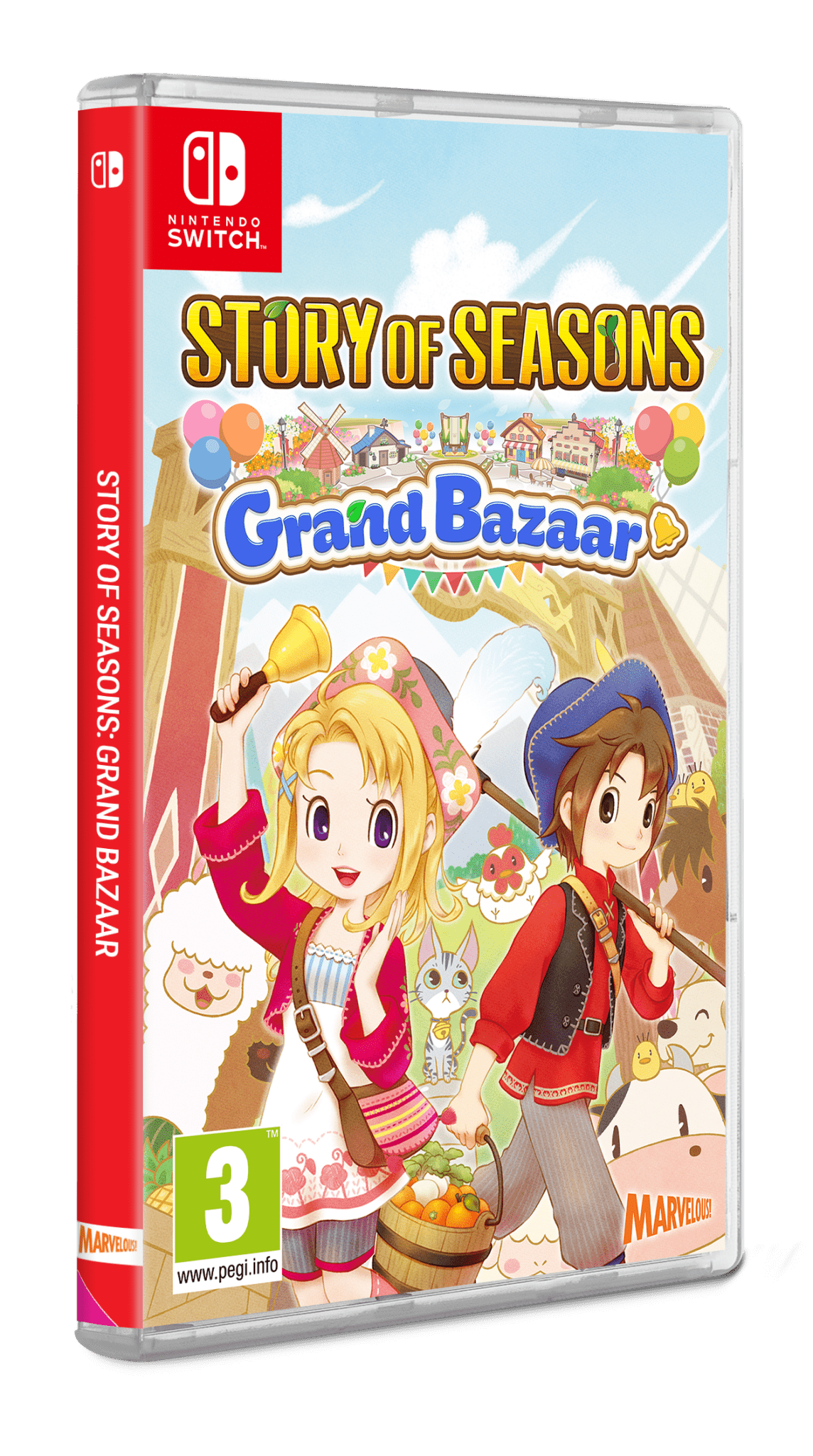 Story Of Seasons: Grand Bazaar SWITCH 2 - Jeux Vidéo Physique - MARVELOUS - Shop Just for Games