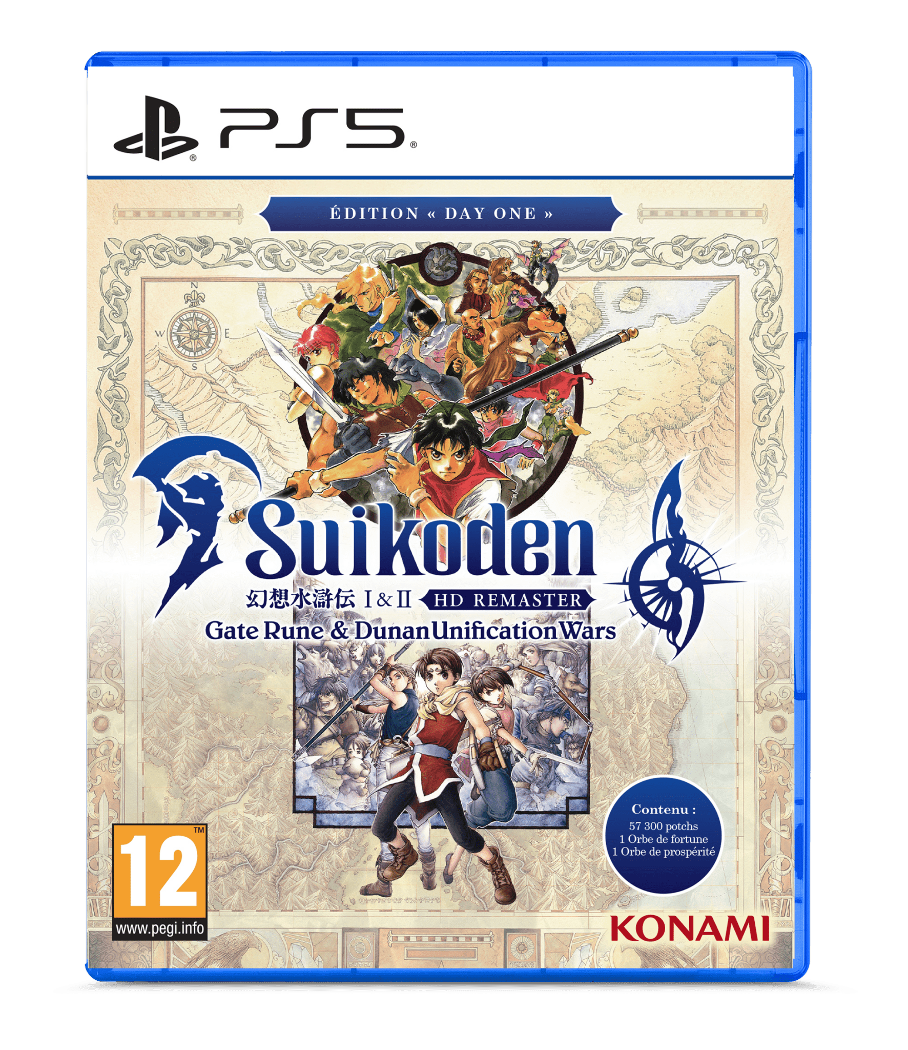 Suikoden 1 & 2 HD Remaster Day One Edition PS5 - Jeux Vidéo Physique - Konami - Shop Just for Games