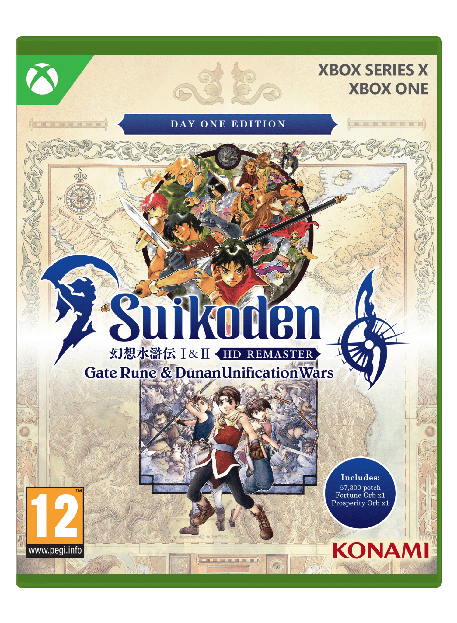 Suikoden 1 & 2 HD Remaster Day One Edition Xbox Series X / Xbox One - Jeux Vidéo Physique - Konami - Shop Just for Games