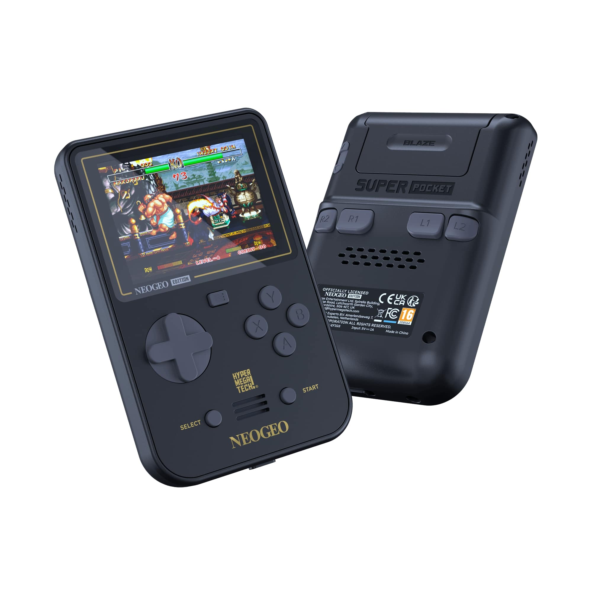 Super Pocket NEOGEO 本体　Evercade Super Pocket NeoGeo Bundle (Console + 3 Exclusive Black Cards)