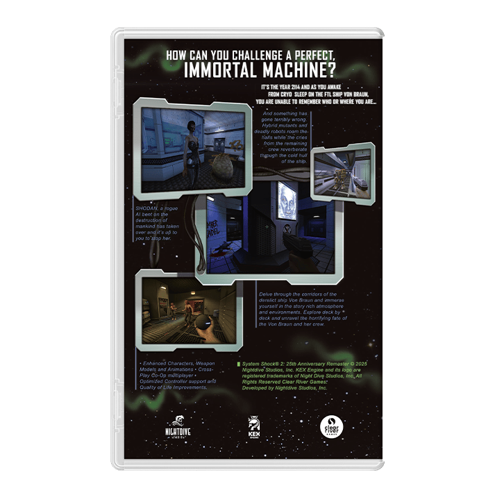 System Shock 2 Remastered Nintendo Switch - Jeux Vidéo Physique - Clear River Games - Shop Just for Games