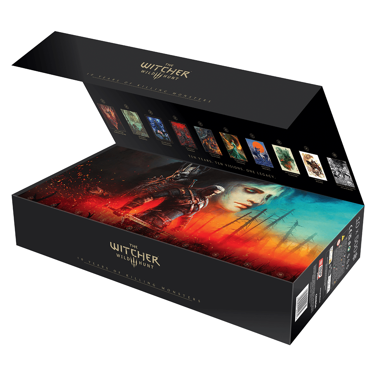 The Witcher 3: Wild Hunt 10th Anniversary Puzzle Collection 10x500 The Witcher 3: Wild Hunt 10th Anniversary Puzzle Collection 10x500