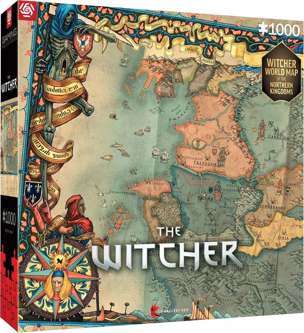 The Witcher The Northern Kingdoms Puzzle 1000 pièces - Puzzles - CENEGA - Shop Just for Games