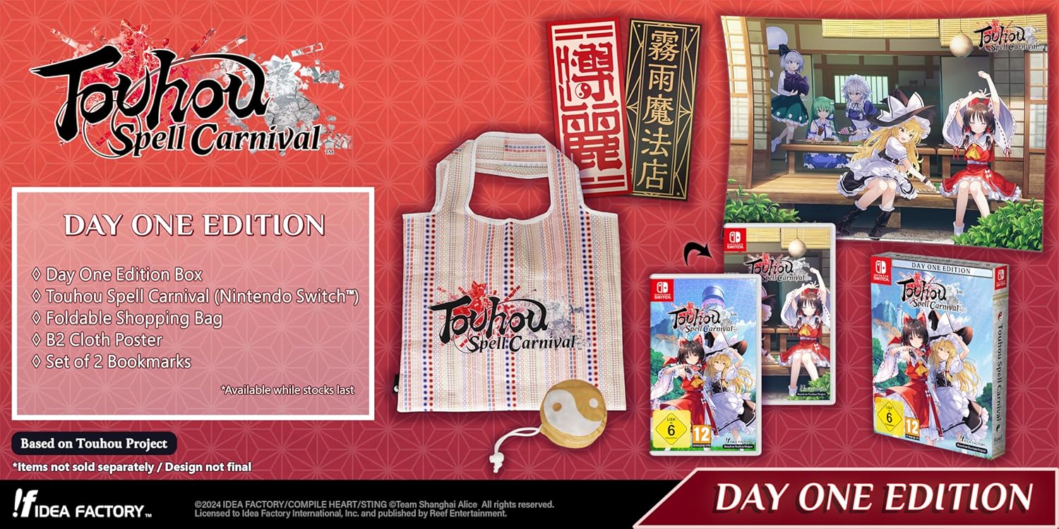 Touhou Spell Carnival Day One Edition Nintendo Switch - Jeux Vidéo Physique - Creative Distribution - Shop Just for Games