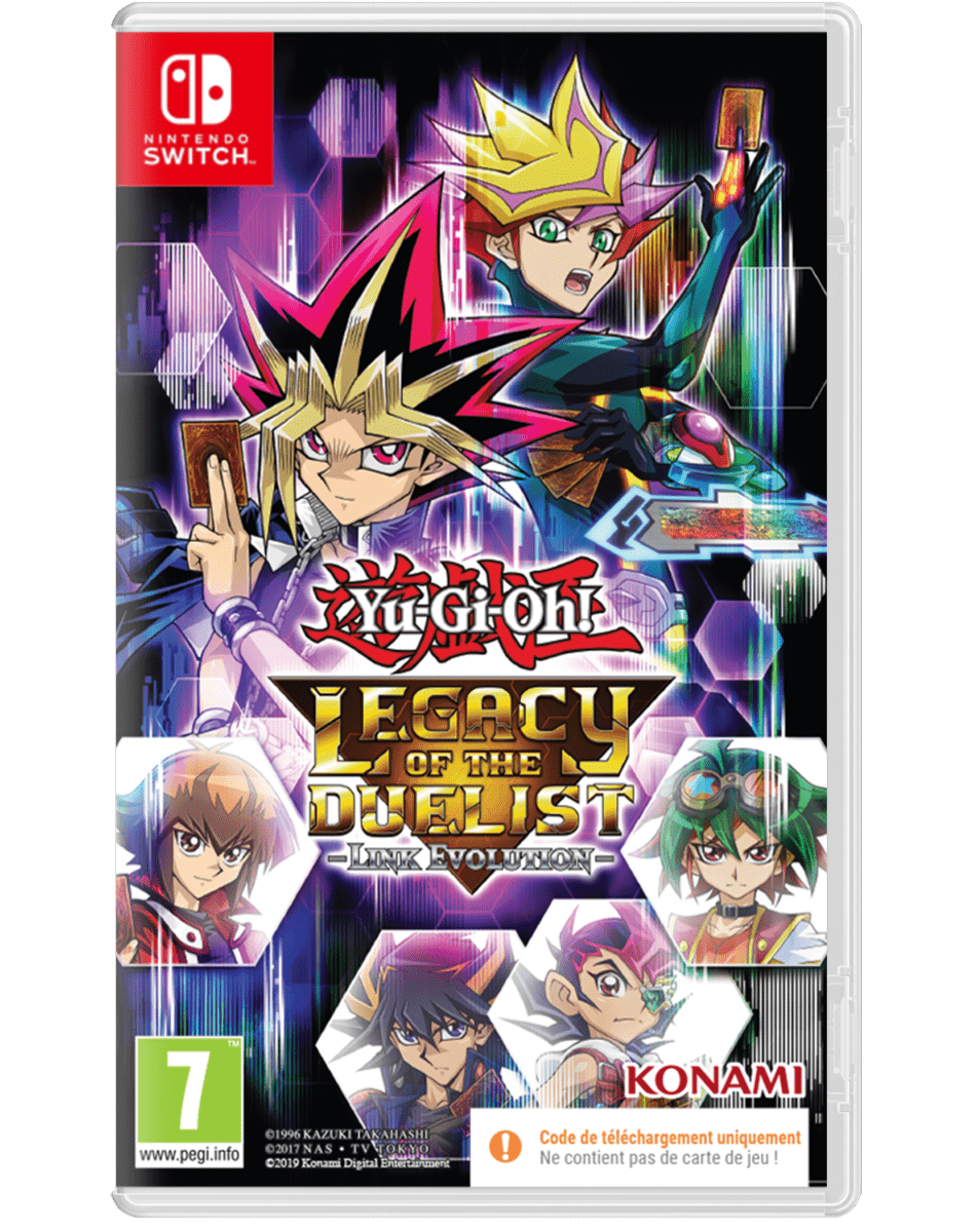 Yu Gi Oh Legacy of the Duelist : Link Evolution Nintendo SWITCH (Code de téléchargement) - Jeux Vidéo Code de Téléchargement - Konami - Shop Just for Games